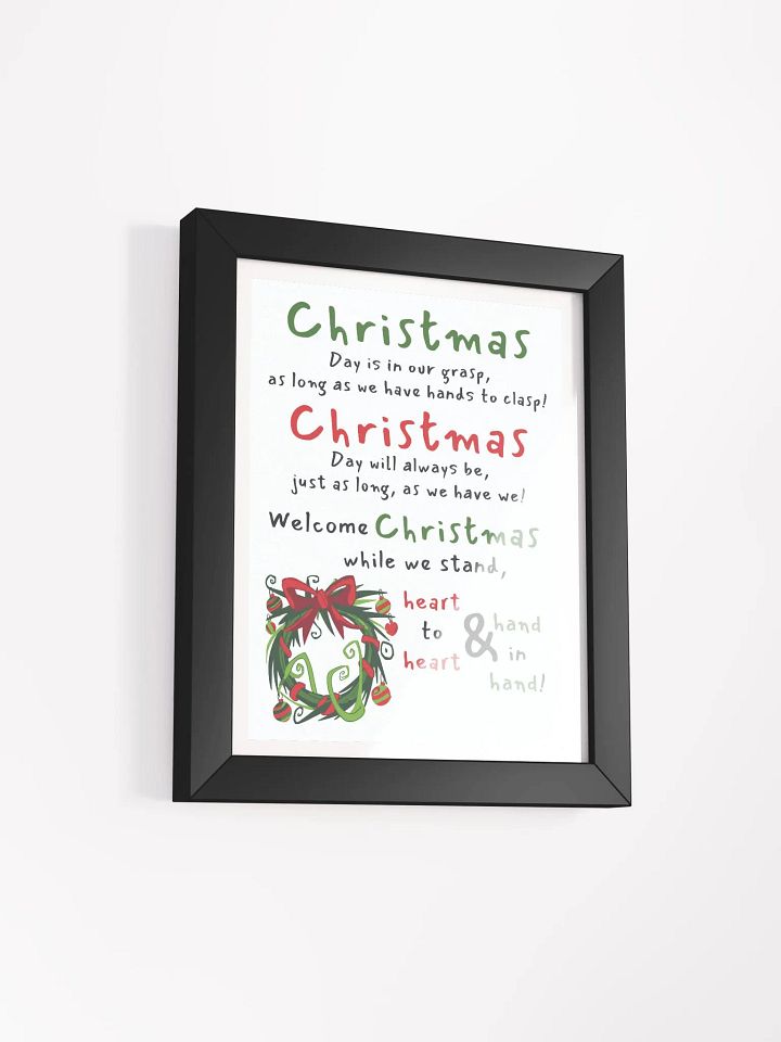 Welcome Christmas Heart to Heart Wall Art product image (31)