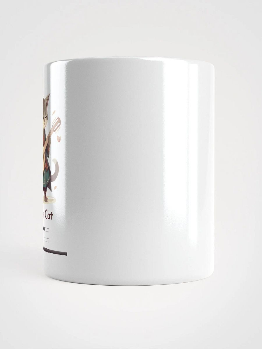 RPG Bard Cat white ceramic mug 11oz 15oz 20oz for gamers and cat lovers product image (14)