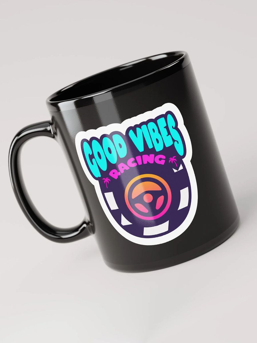 GOOD VIBES RACING BLACK MUG product image (5)