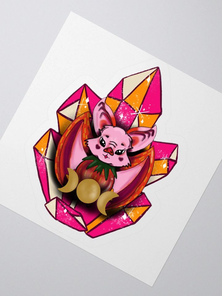 Lunar Bat Kiss Cut Stickers product image (5)