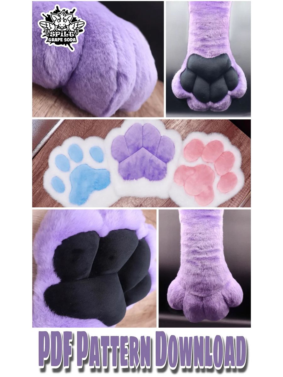 Mitten Paw 2.0 Pattern [PDF DOWNLOAD] product image (1)