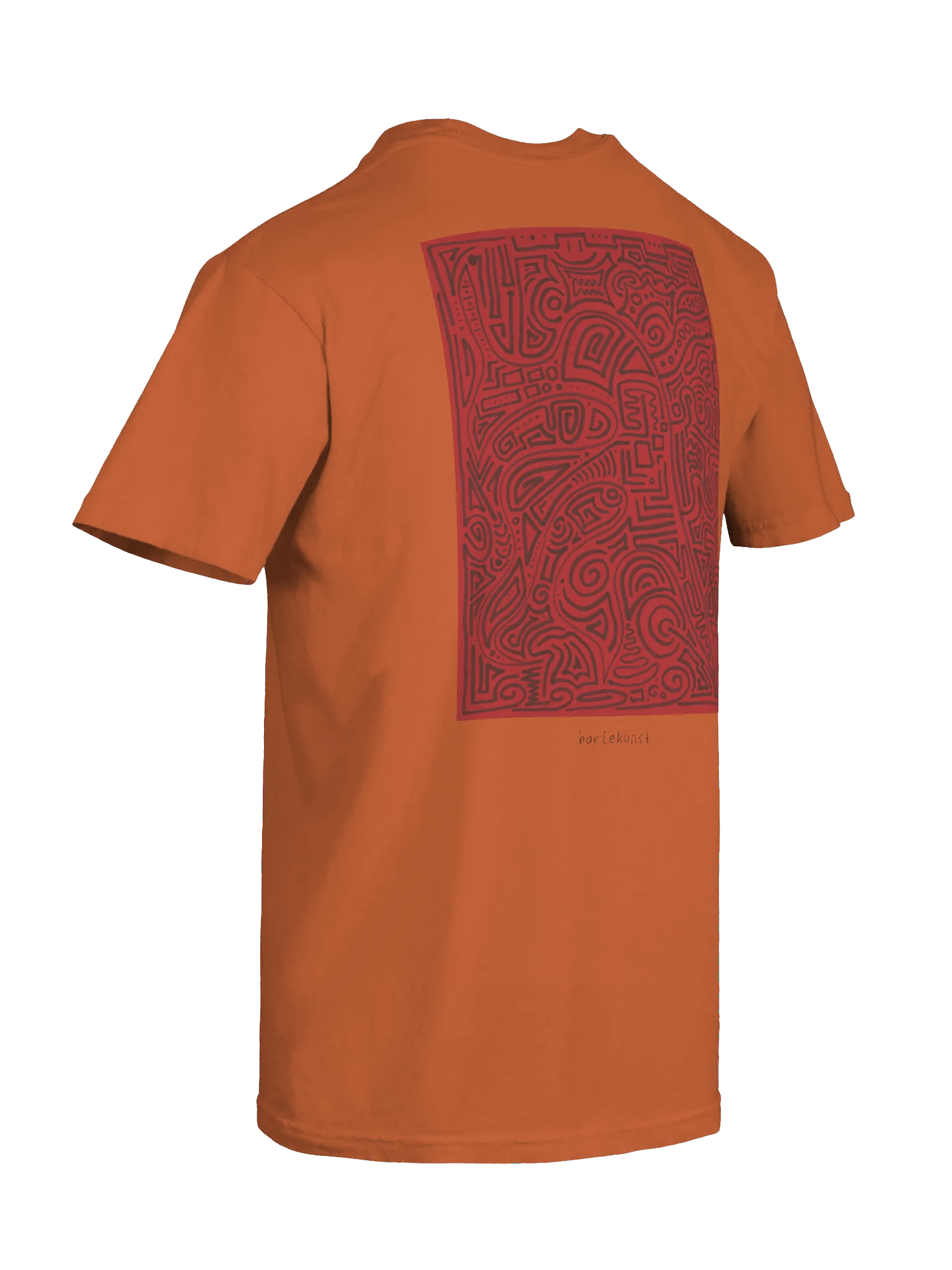 Envelop Me: Red Print - Comfort Tee product image (8)