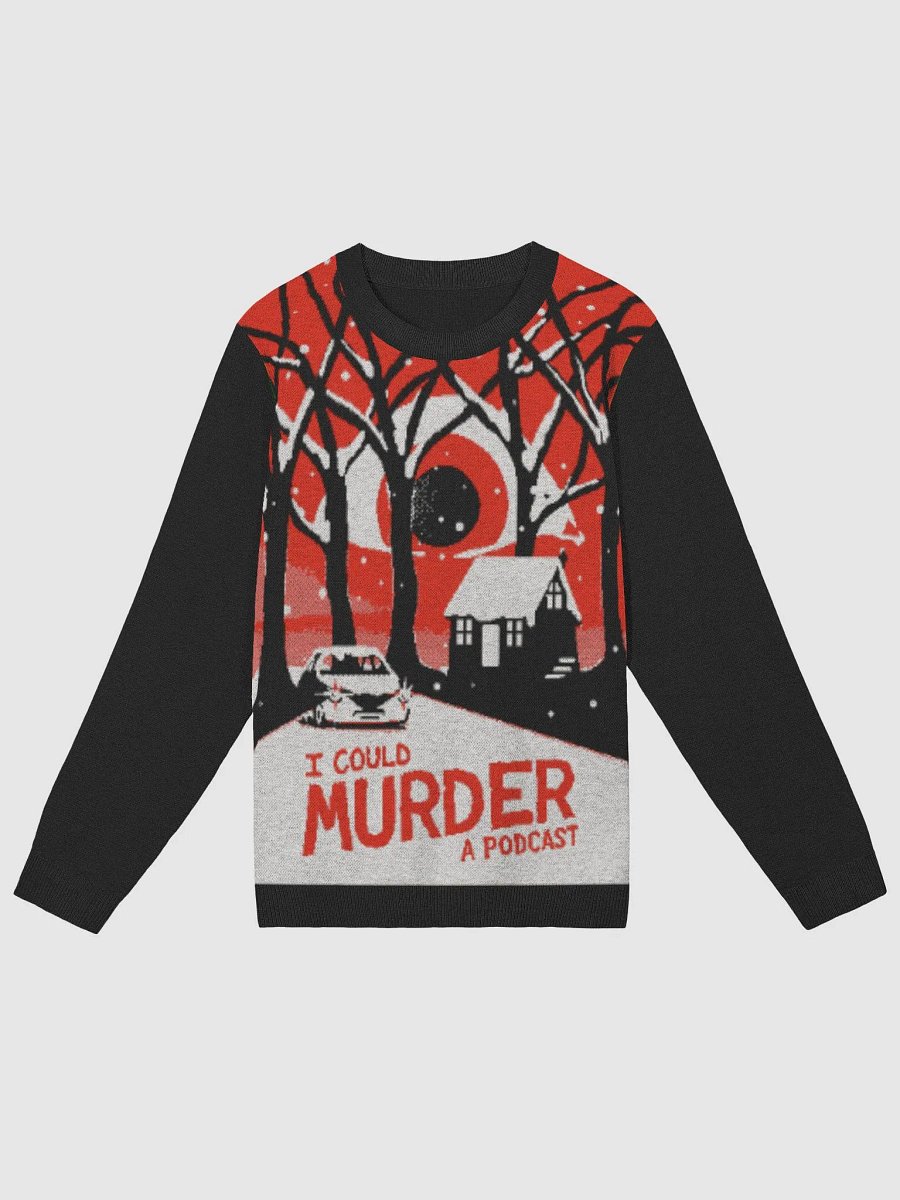 Deadman’s Lane Christmas Sweater (BLACK) product image (1)