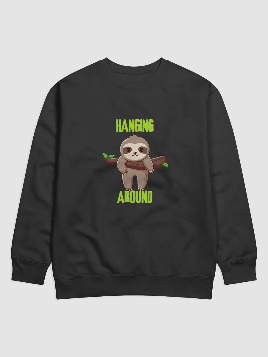 Hanging Around Sloth Premium Sweatshirt product image (1)