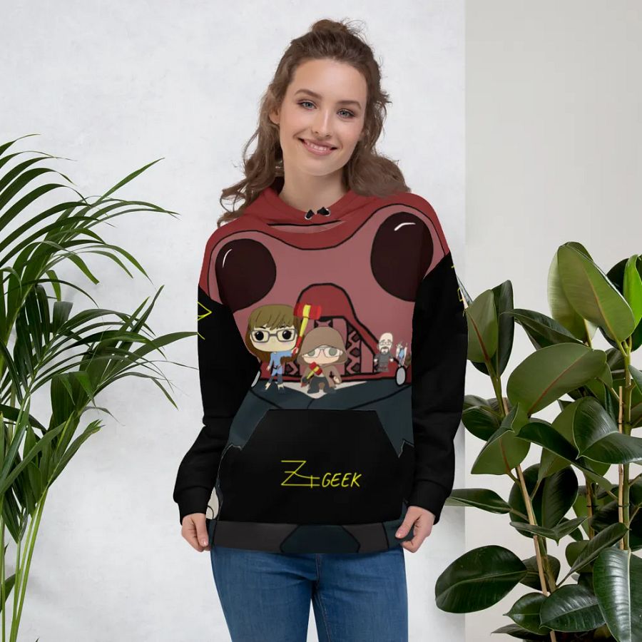 Dorn Geek Wars All Over Hoodie 2 product image (5)