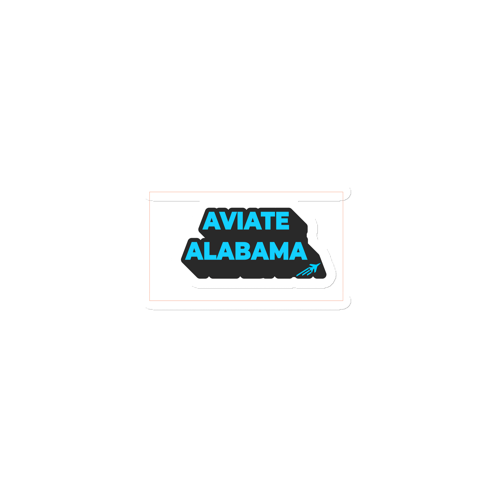 Aviate Alabama Die-Cut Magnets product image (1)