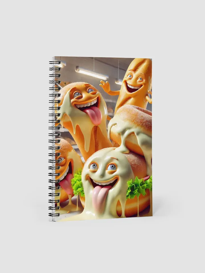 Whimsical Foodie Faces Notebook product image (1)