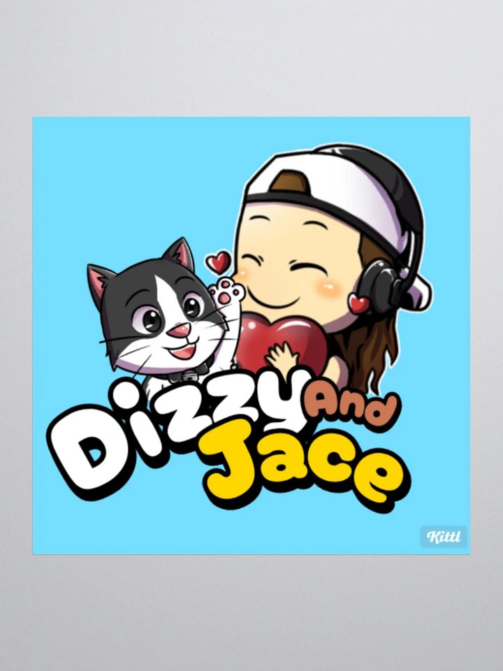 Dizzy and Jace Cartoon Sticker product image (1)