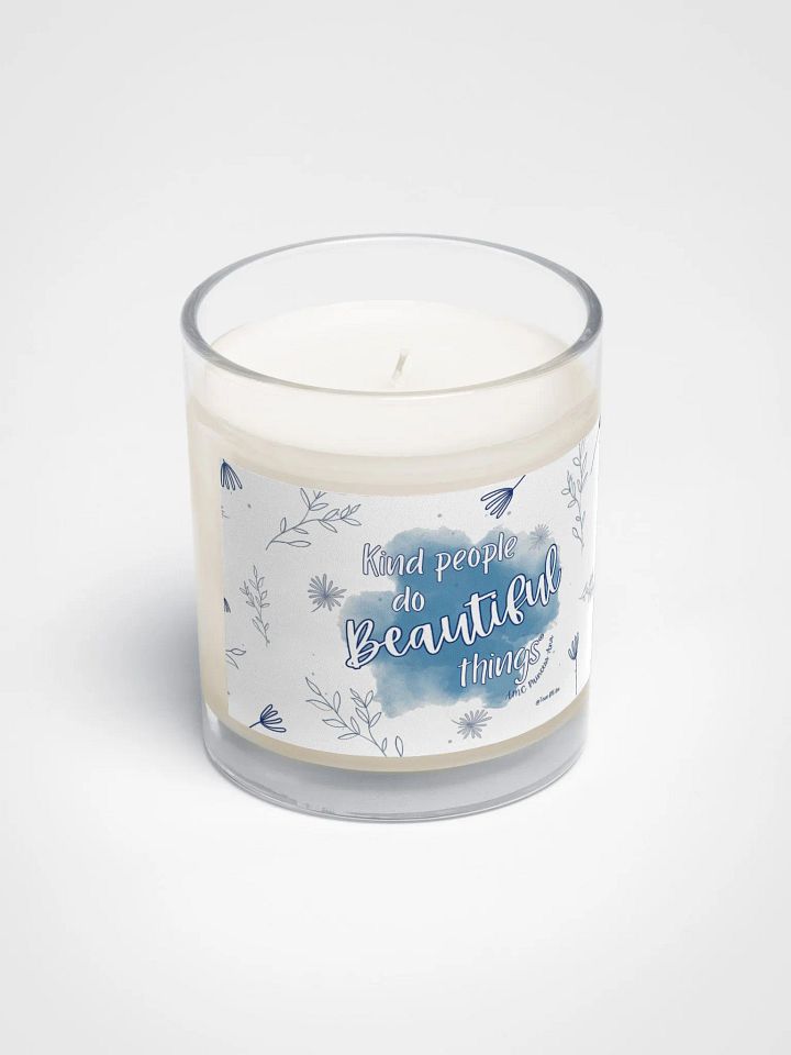 KPDBT - White/Blue candle product image (2)