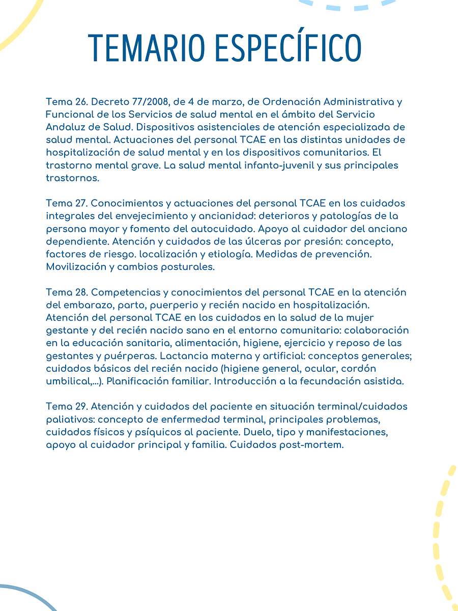 📒📗TEMARIO ESPECÍFICO TCAE SAS 2025 (TEMAS 11 AL 29) – PDF DESCARGABLE product image (8)