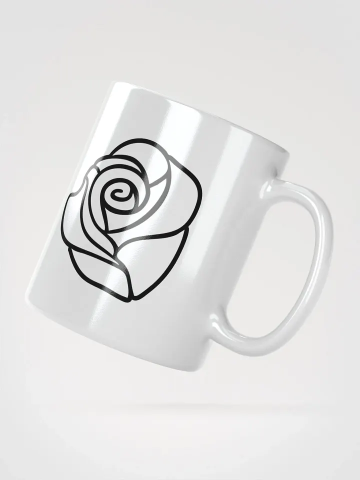 White Rose ceramic mug - B product image (2)