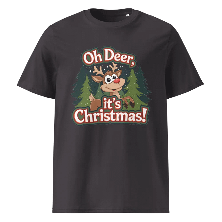 Oh Deer, Christmas Organic Tee product image (5)