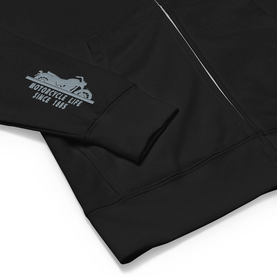 Independent Trading Co. Zip Up Biker Hoodie product image (15)