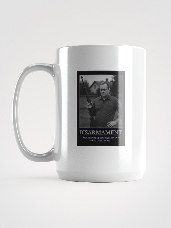 Disarmament Mug – Because every utopia starts with victims product image (1)