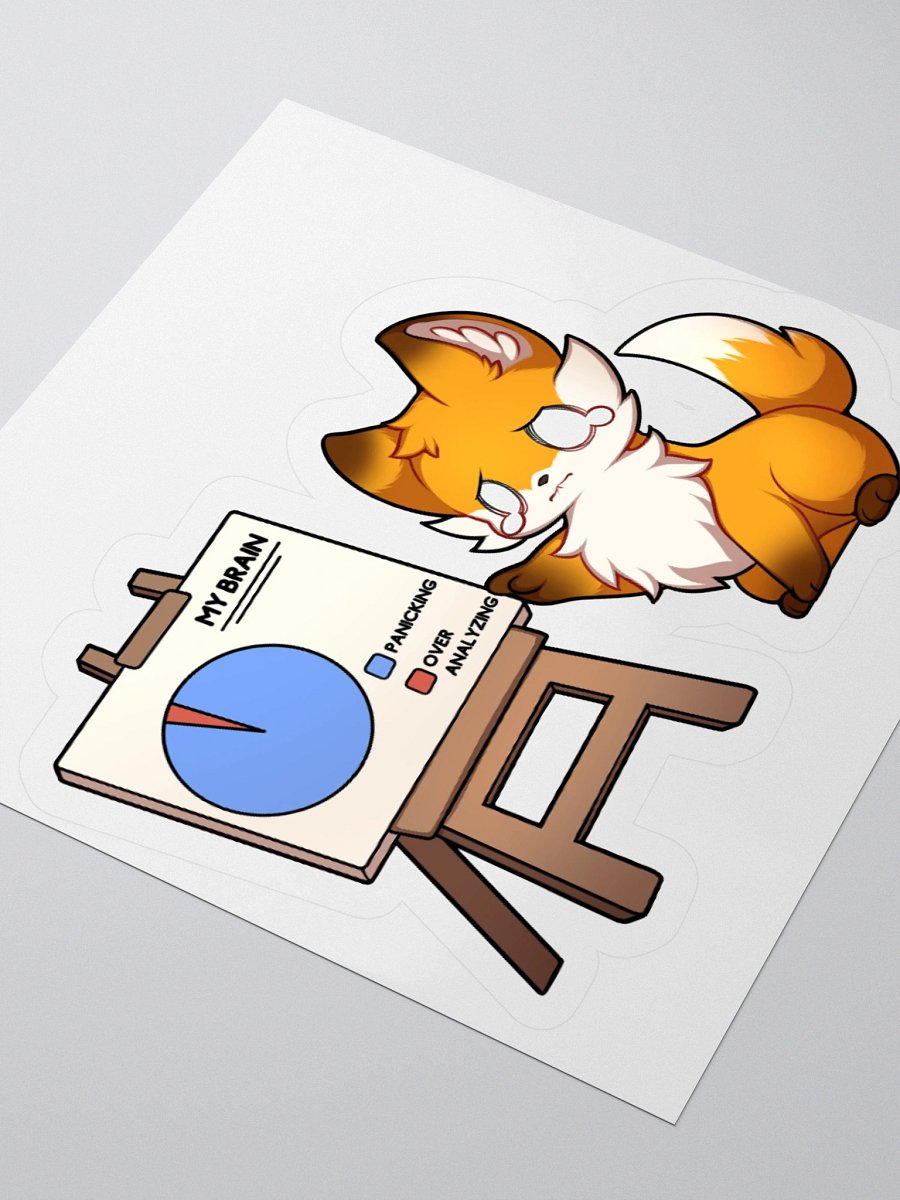 Anxious Fox Stickers product image (3)
