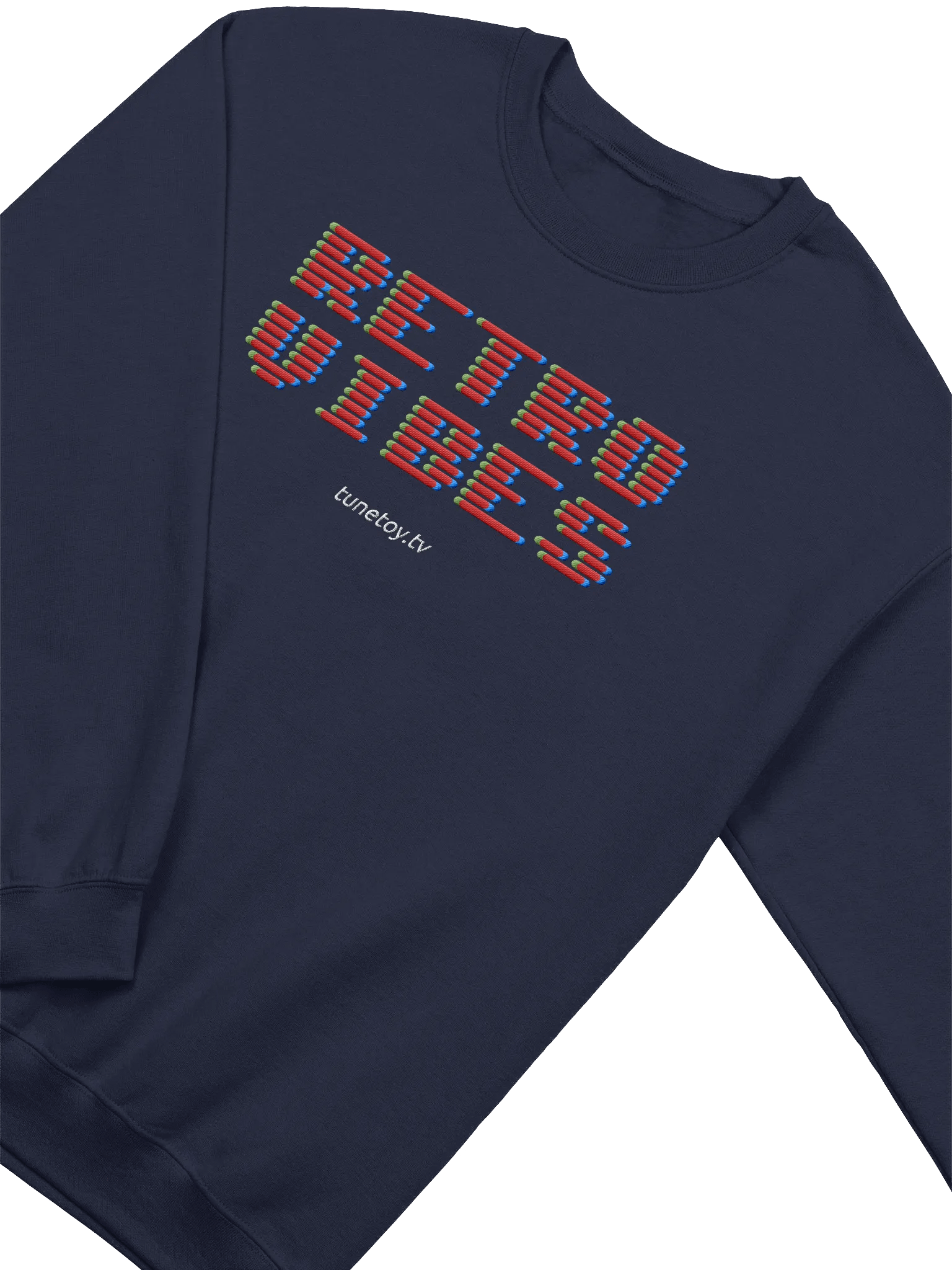 Embroidered Retro Vibes Midweight Unisex Crewneck Sweatshirt product image (3)