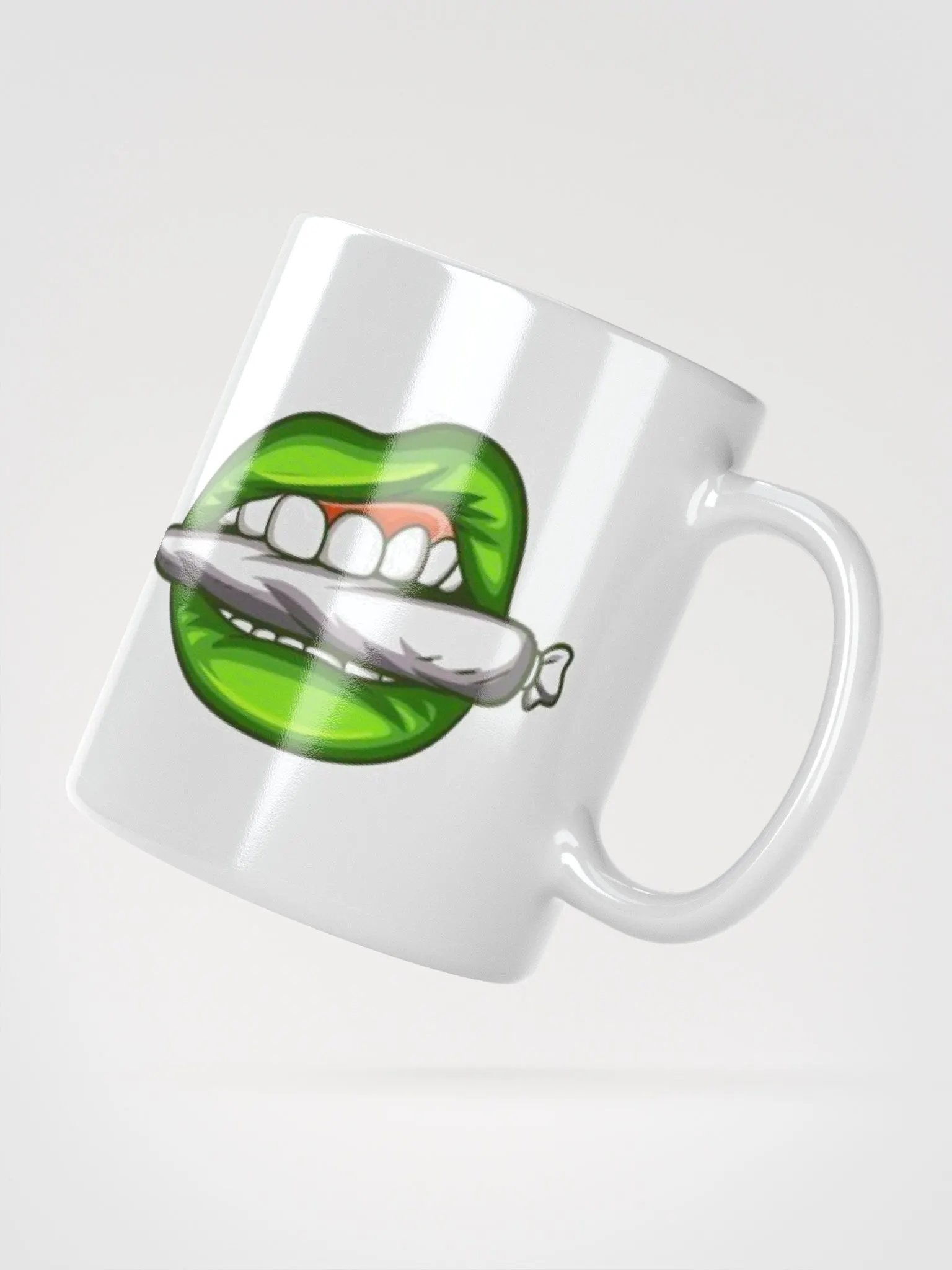 Green Lips Joint Biting Mug product image (4)