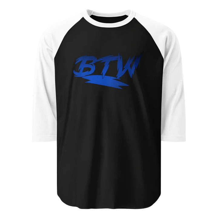 New BTW logo mens raglan Tee product image (1)