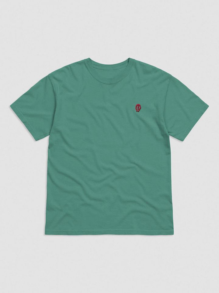 EXCLAIMING MENTALLY (L.C., rose) embroidered garment dyed tee product image (33)