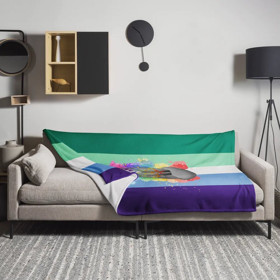 Gay Pride Fox Blanket (2023) product image (11)