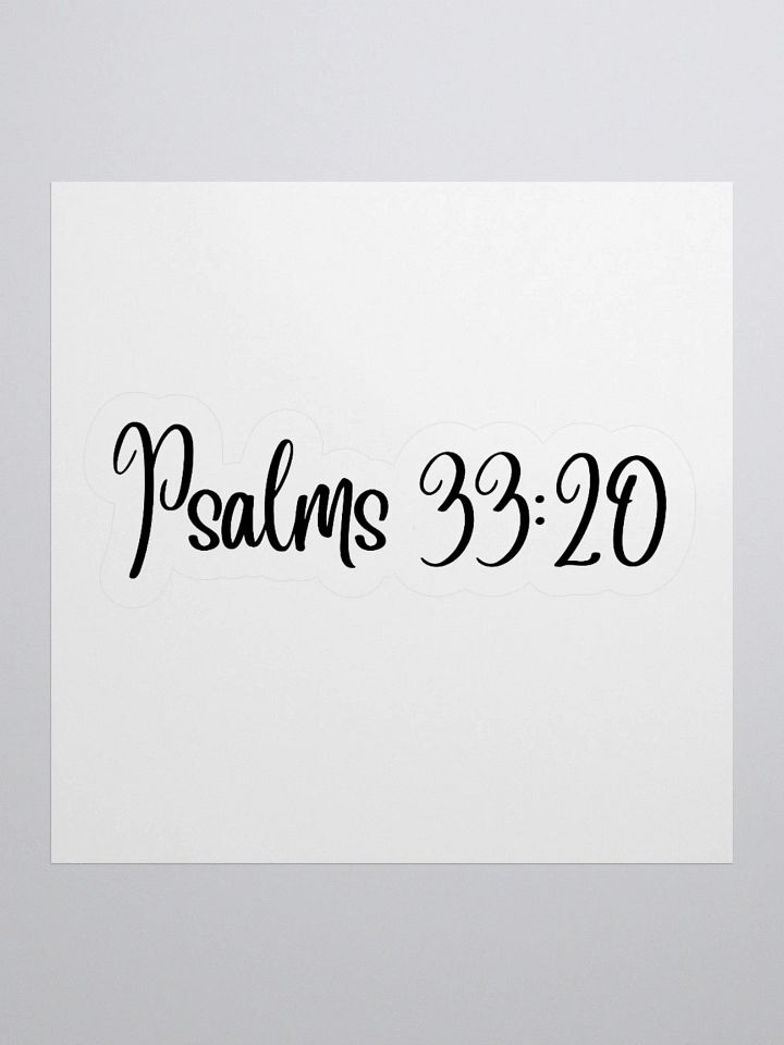 Psalms 33:20 product image (2)