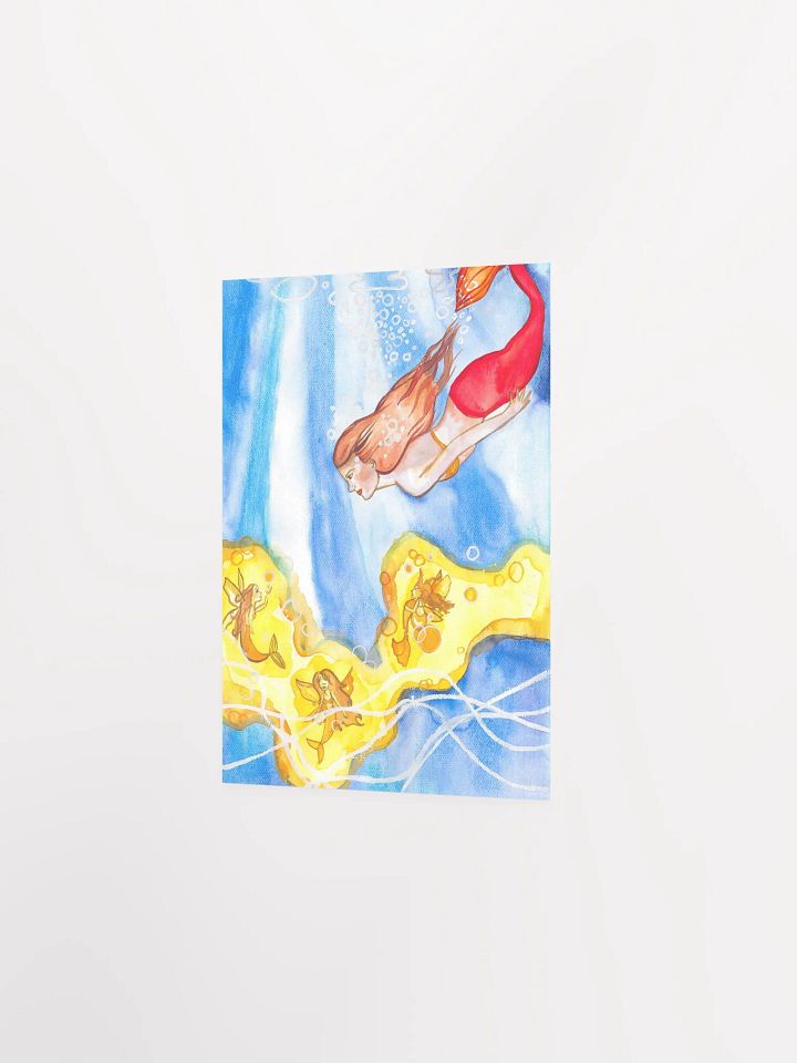 Mermaid Illumination Art Print product image (7)