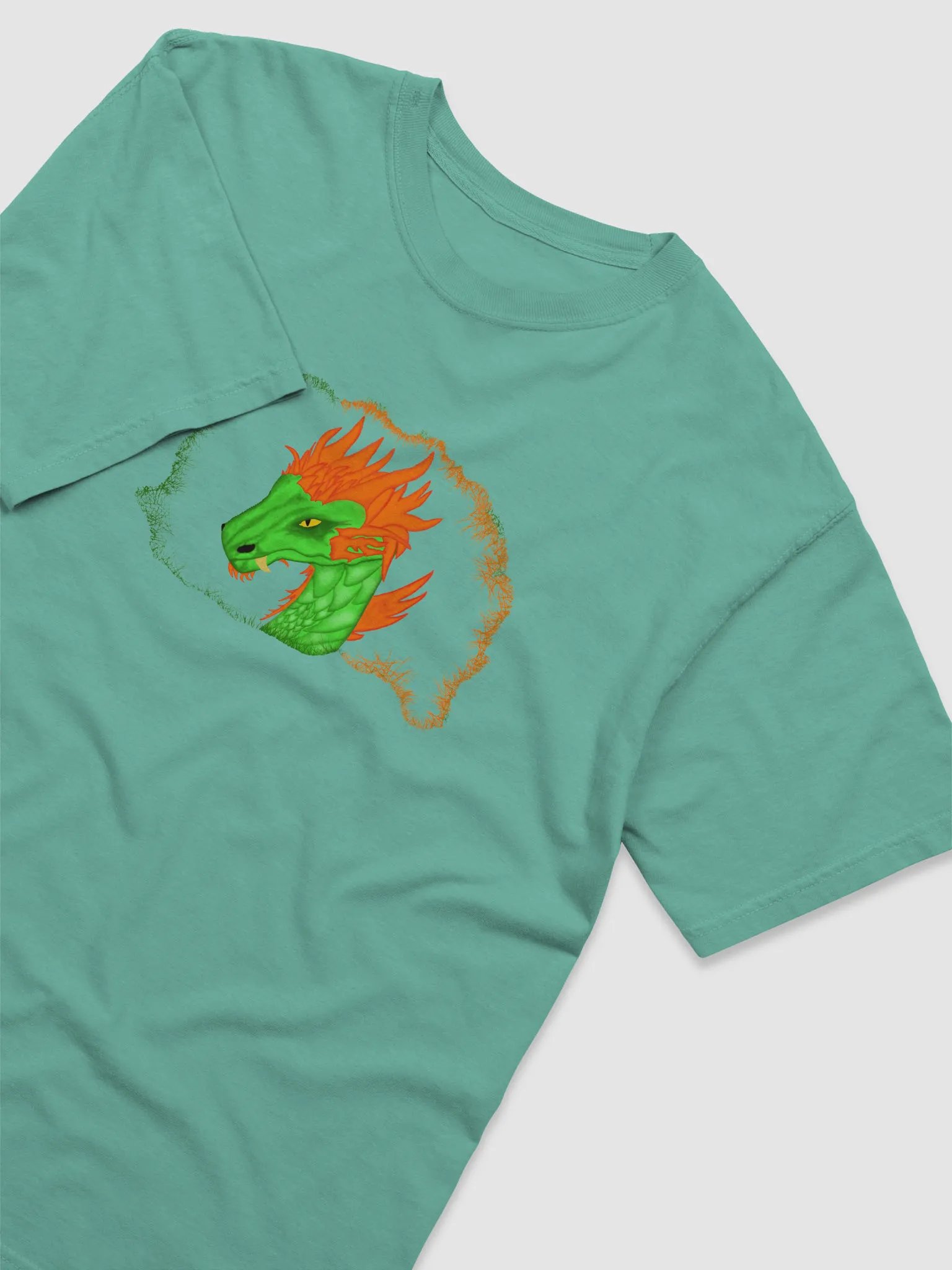 Dragon's Blaze Cotton T-Shirt product image (3)