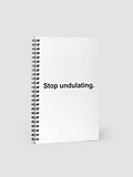 Stop Undulating Notebook product image (1)