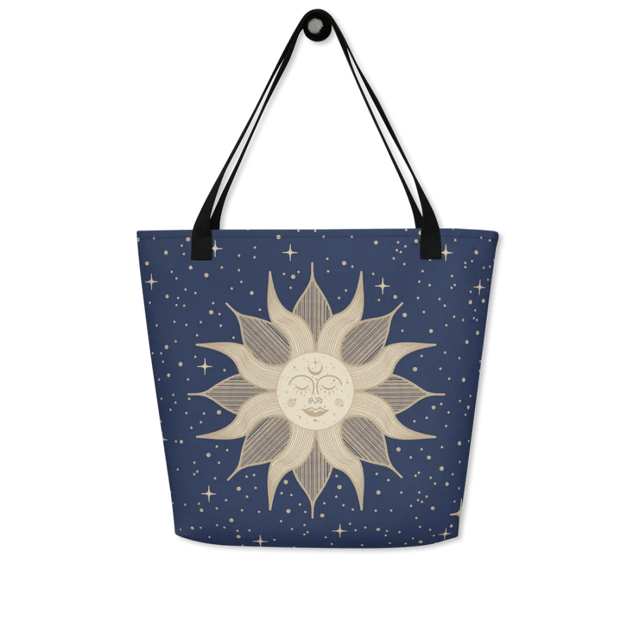 Mystic Sun Starry Night Tote Bag product image (1)