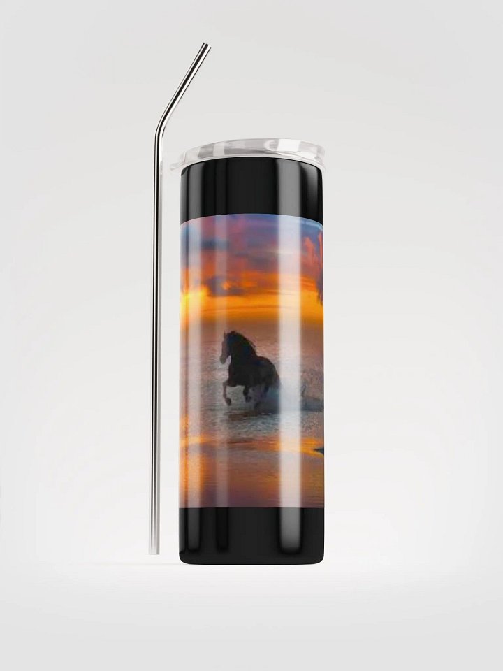 Sunset Gallop Stainless Steel Tumbler product image (1)