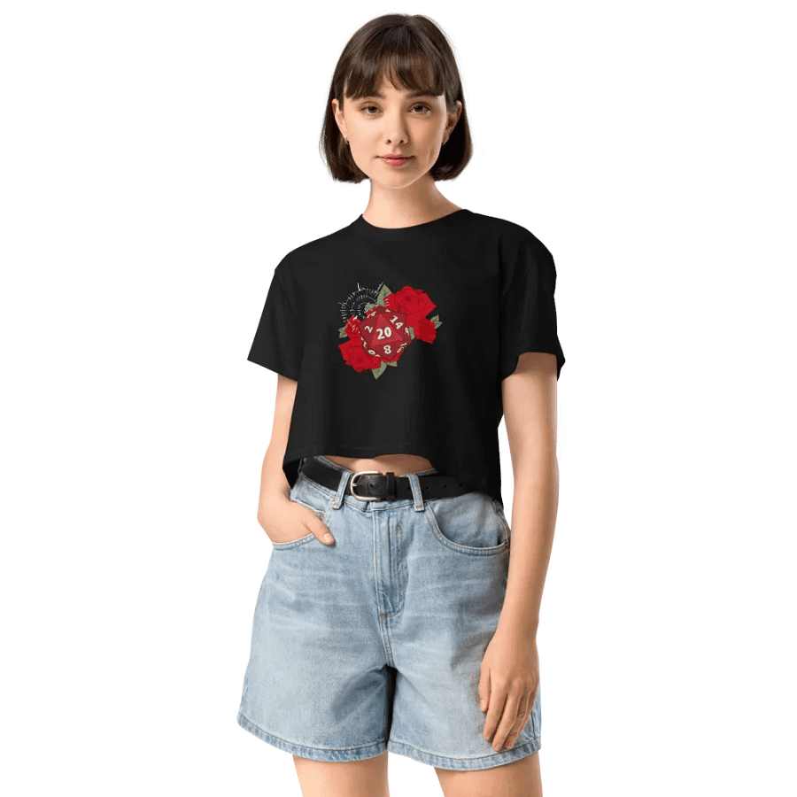 Astarion Inspired DND Die Crop Top product image (12)