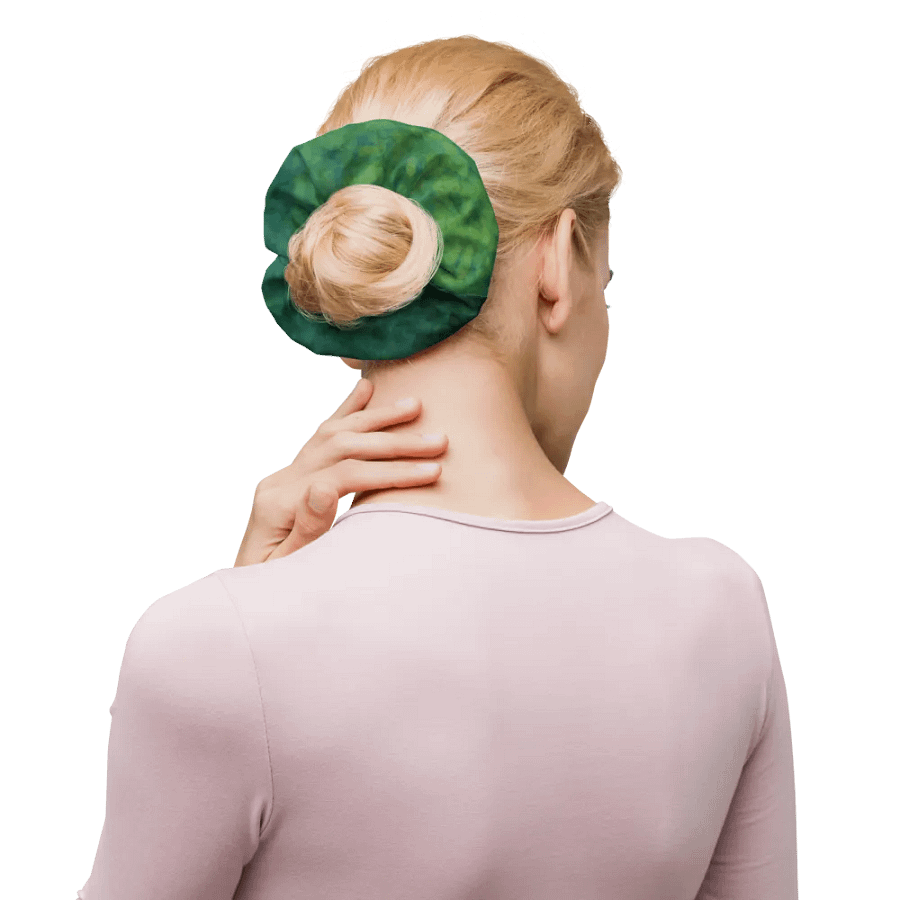 Verdant Vibes All-Over Print Scrunchie product image (10)