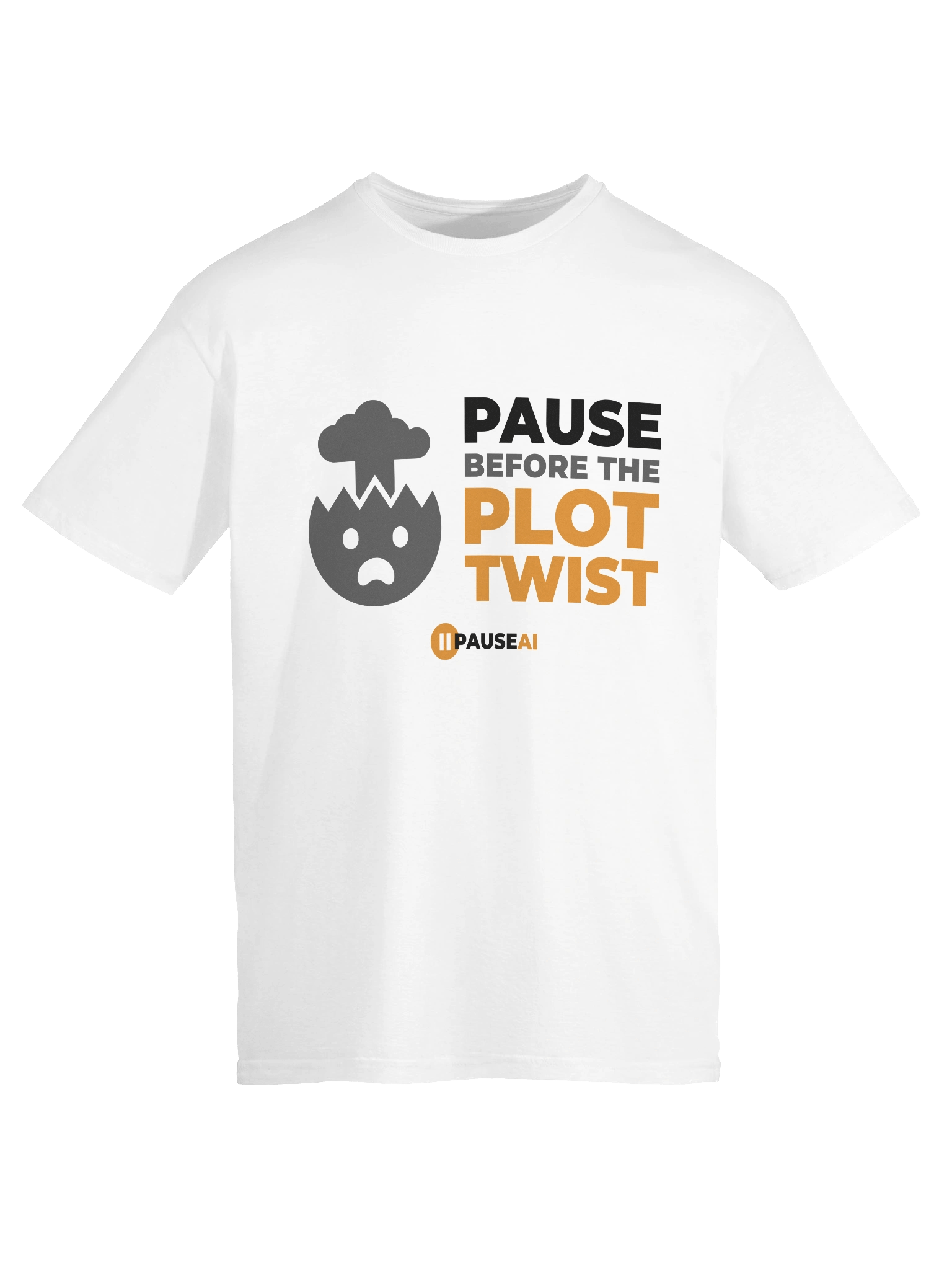 PauseAI Before the Plot Twist (White) product image (9)