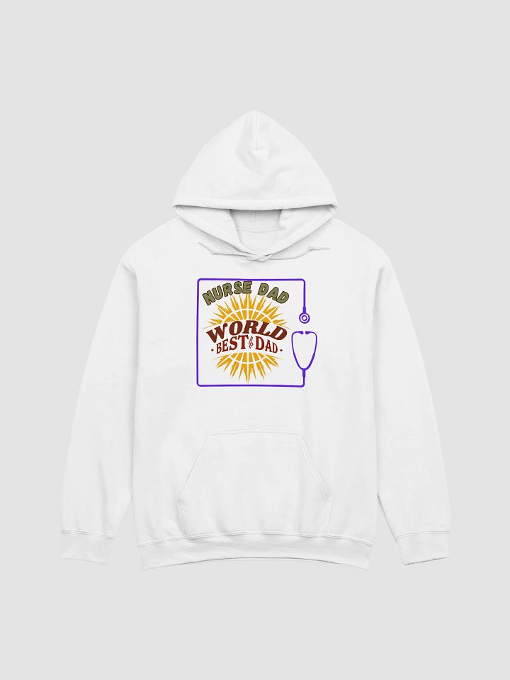 Stethoscope, Nurse Dad World's Best Hoodie product image (2)