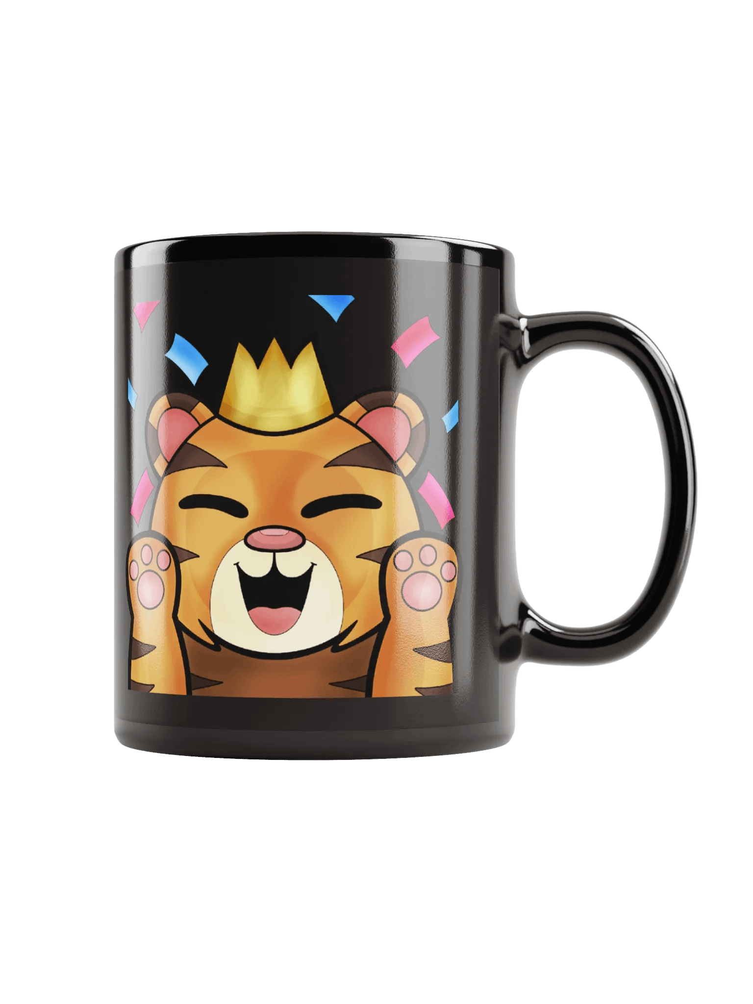 TheMafiaQueen Royal Tiger Hype Black Mug product image (4)
