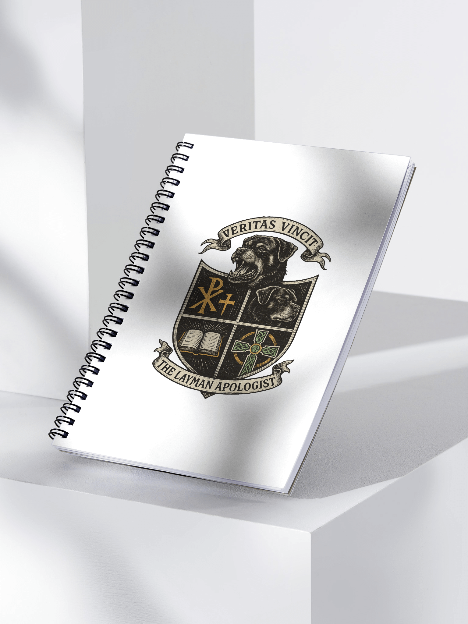 Layman Coat of Arms notebook product image (3)