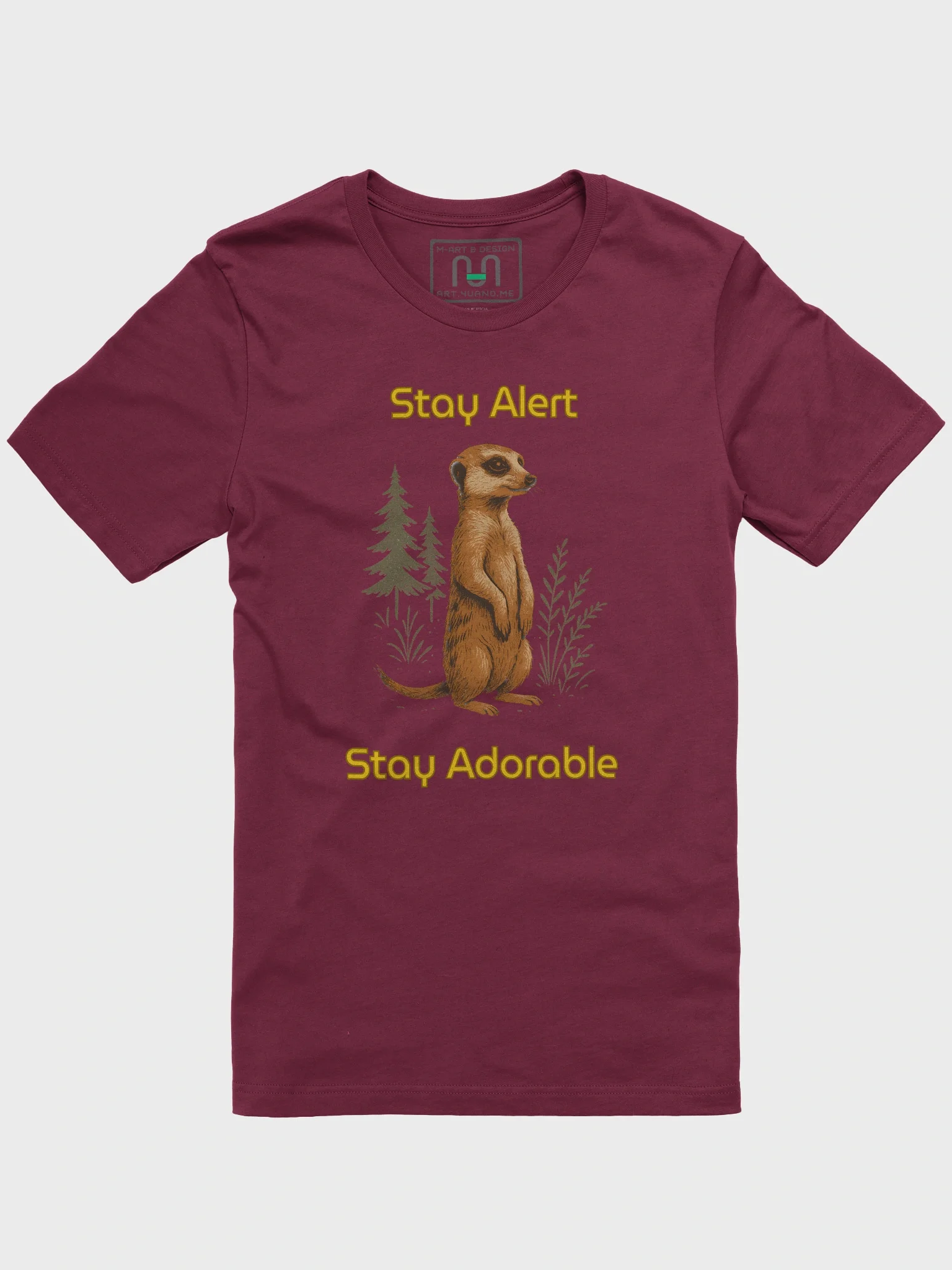 Stay Alert, Stay Adorable – Meerkat Tee product image (1)