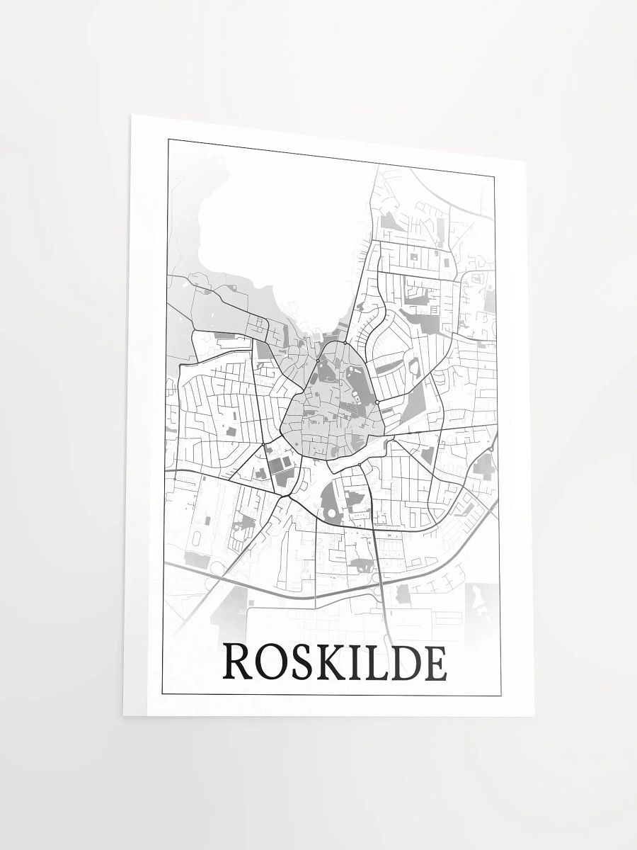 Roskilde, Denmark, city map print product image (14)