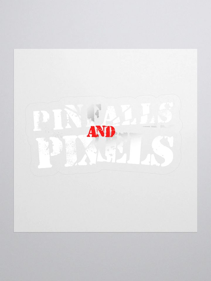 Pinfalls And Pixels Logo Sticker product image (2)