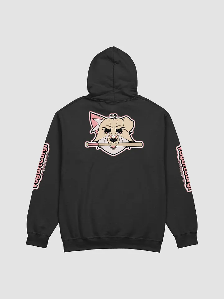 Angy Corgi Hoodie (solid with sleeve prints) product image (2)