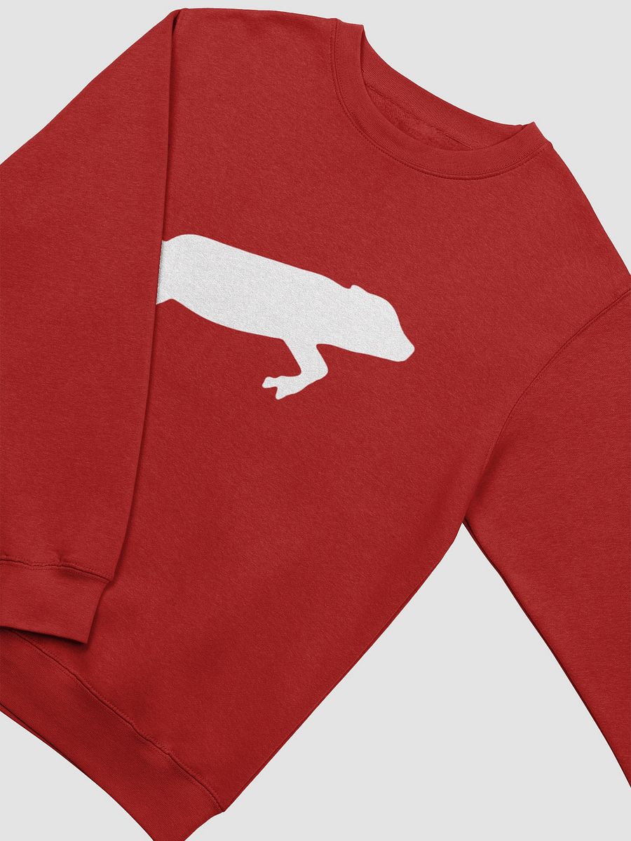 Leaping Pig WHITE (Premium Crewcut Sweater) product image (15)