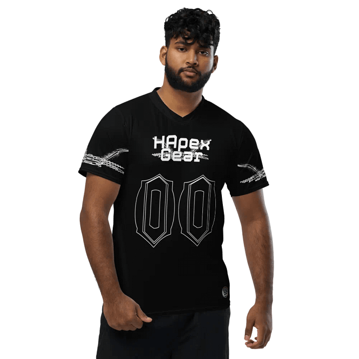 Capital Duranleau - Black - Recycled Unisex Sports Jersey - White HApex Gear Black Logo product image (1)
