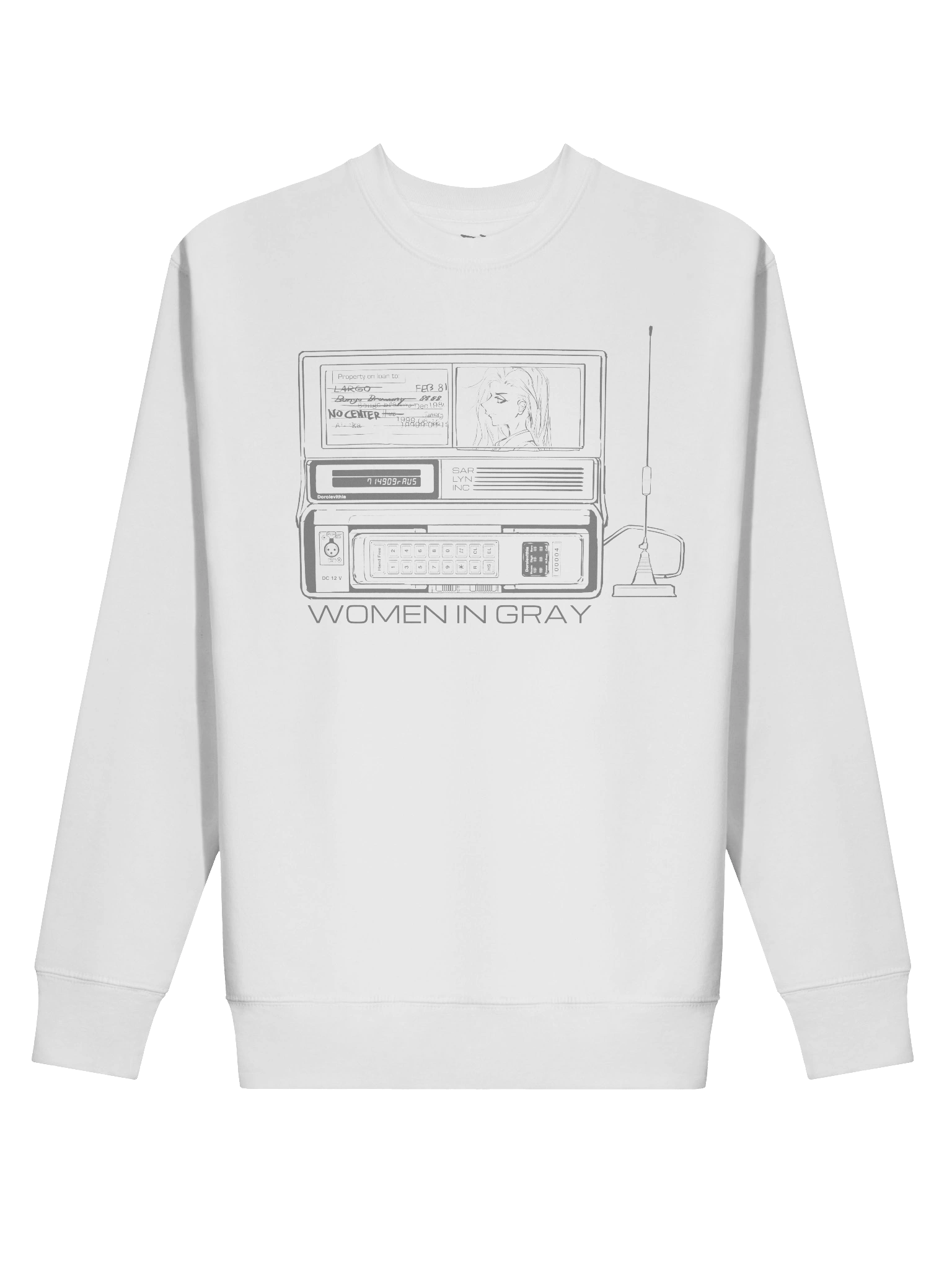 Women in Gray - Mobile Phone Long Tee (gray) product image (11)