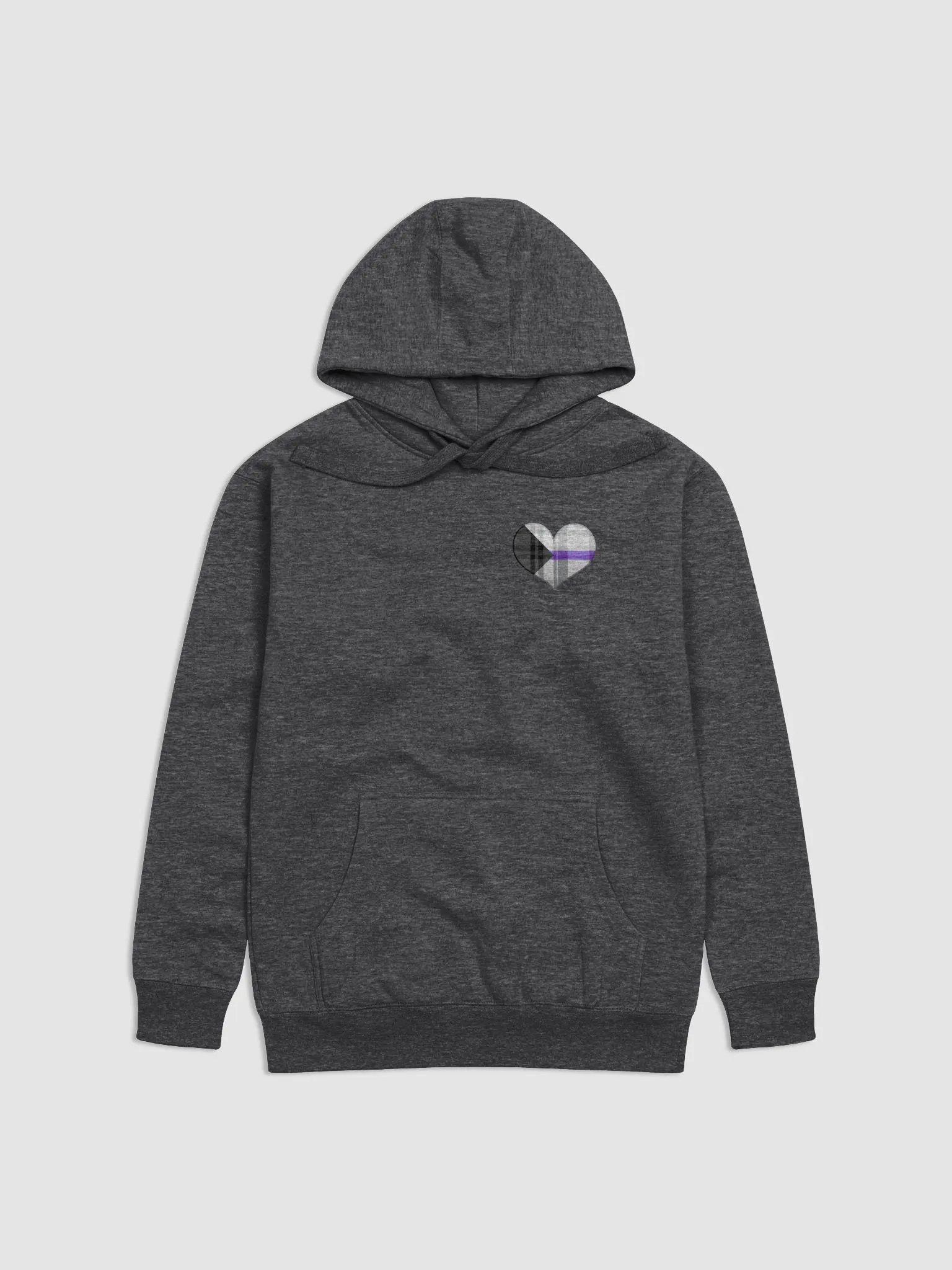 Flannel Heart Hoodie - DemiPride product image (1)