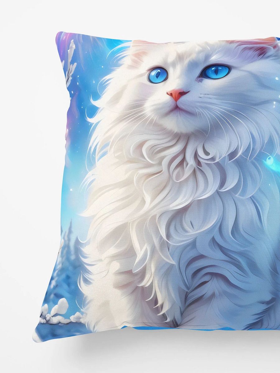 The Fluffiest Winter Kitten Pillow product image (3)