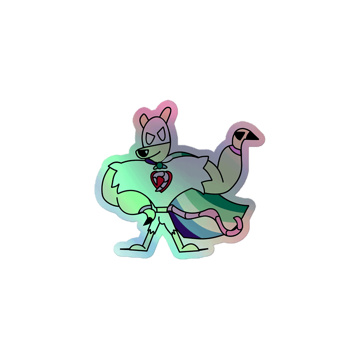Superhomo! Vermili MLM White Holo Sticker! product image (1)
