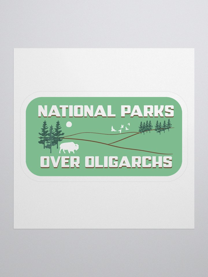 National Parks Over Oligarchs - Green product image (1)