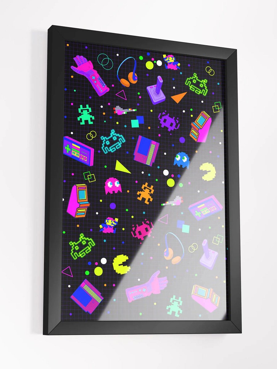 8-Bit Memories Framed Print product image (3)