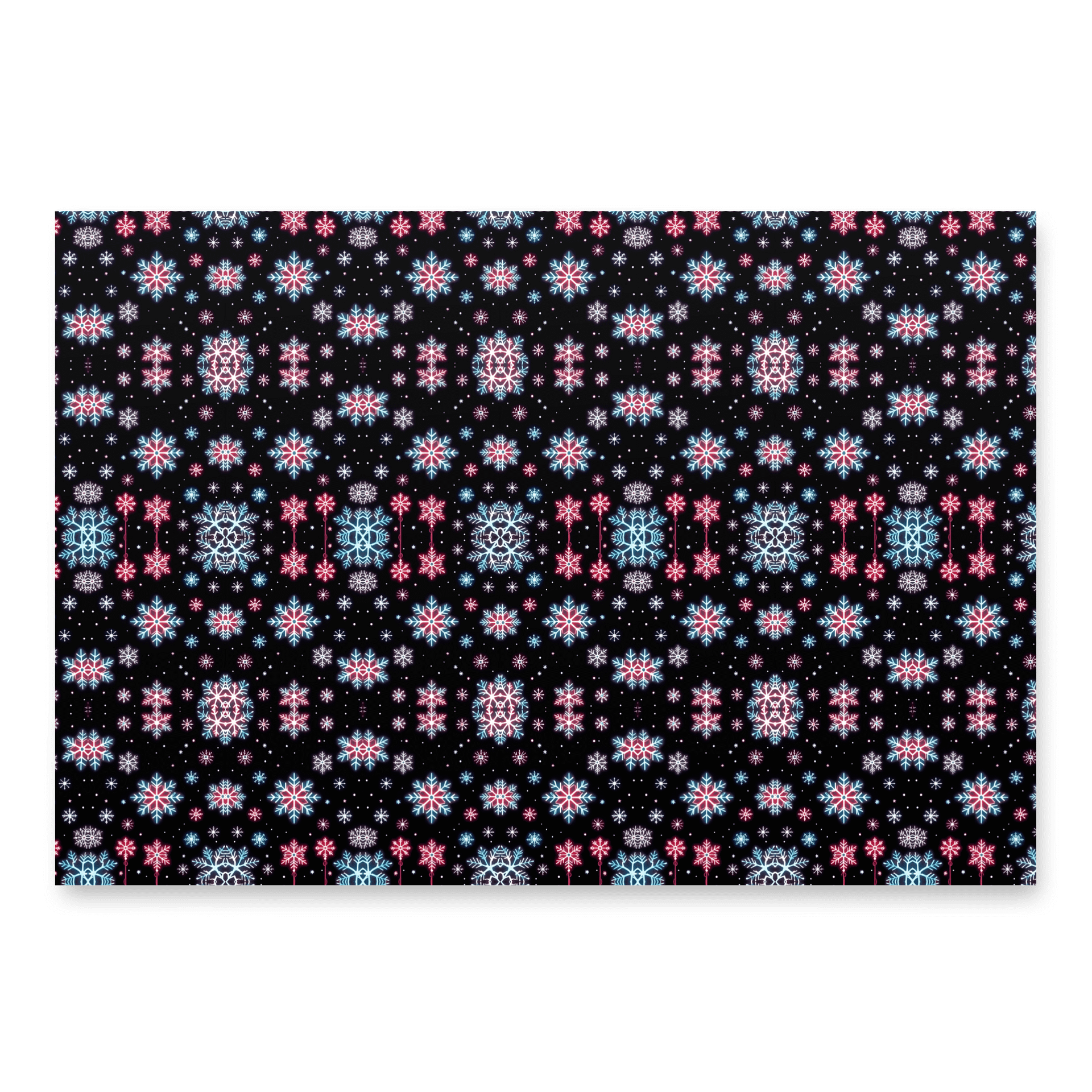 Festive Snowflake Symphony Wrapping Paper Set product image (3)