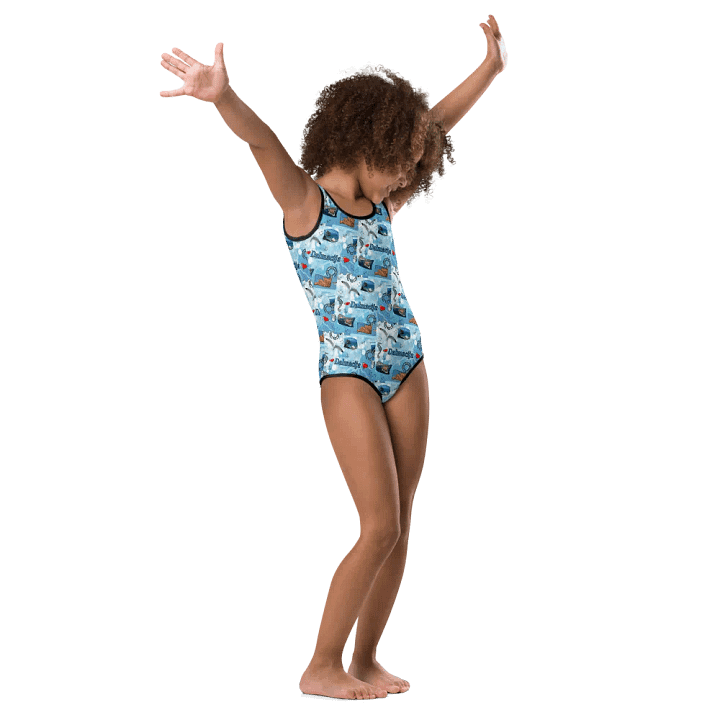 Sea style Dalmacija summer (photoshop by Dina R.) - Kids Swimsuit product image (1)